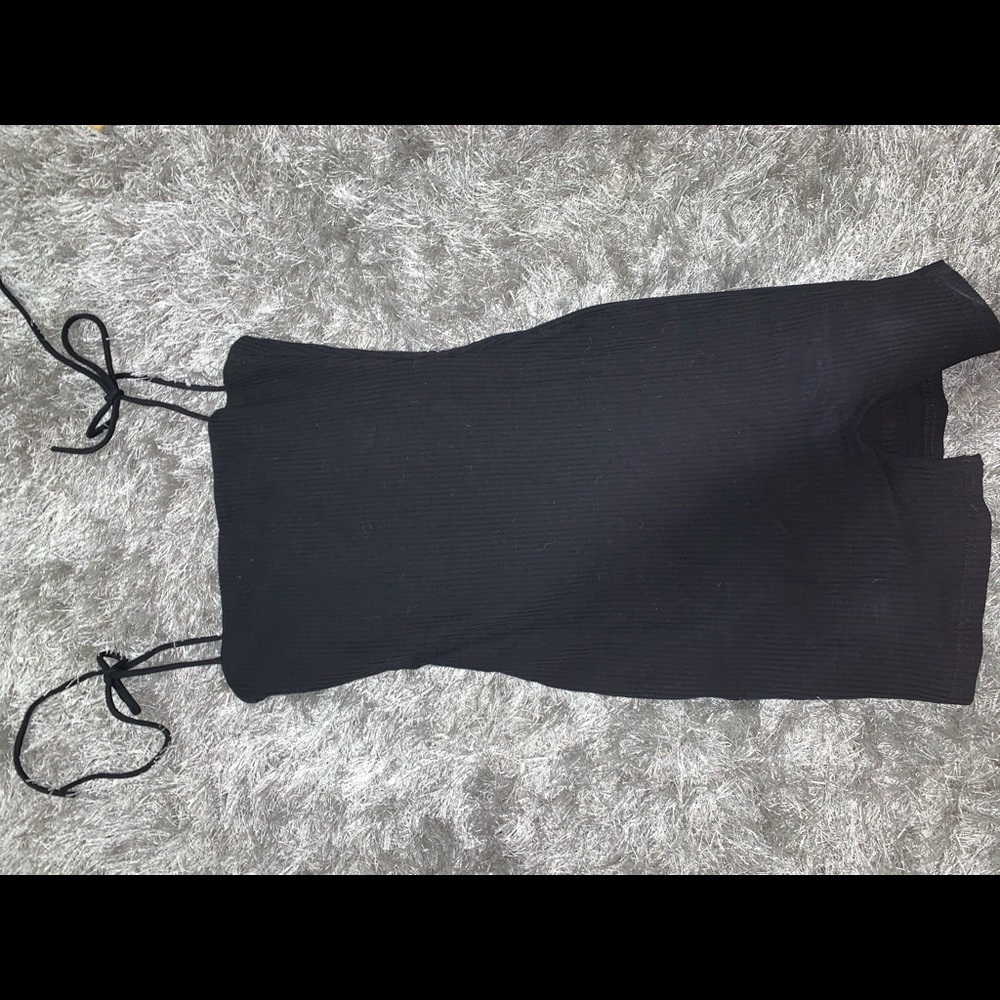 Black cocktail dress